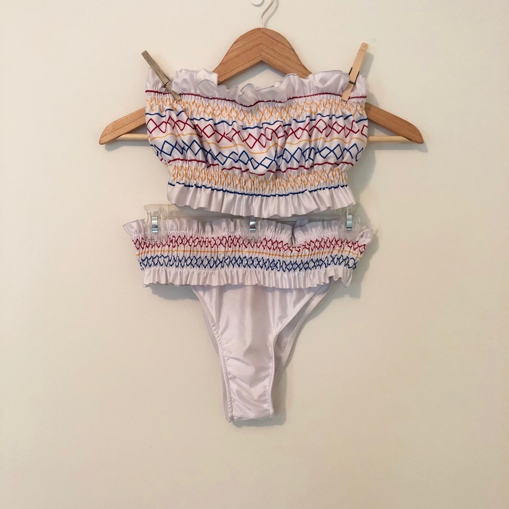 Tube-top bathing suite